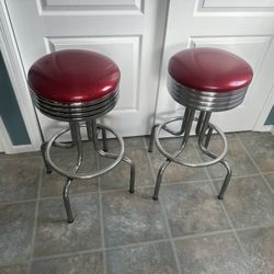 2 Commercial Graded Bar Stools. 