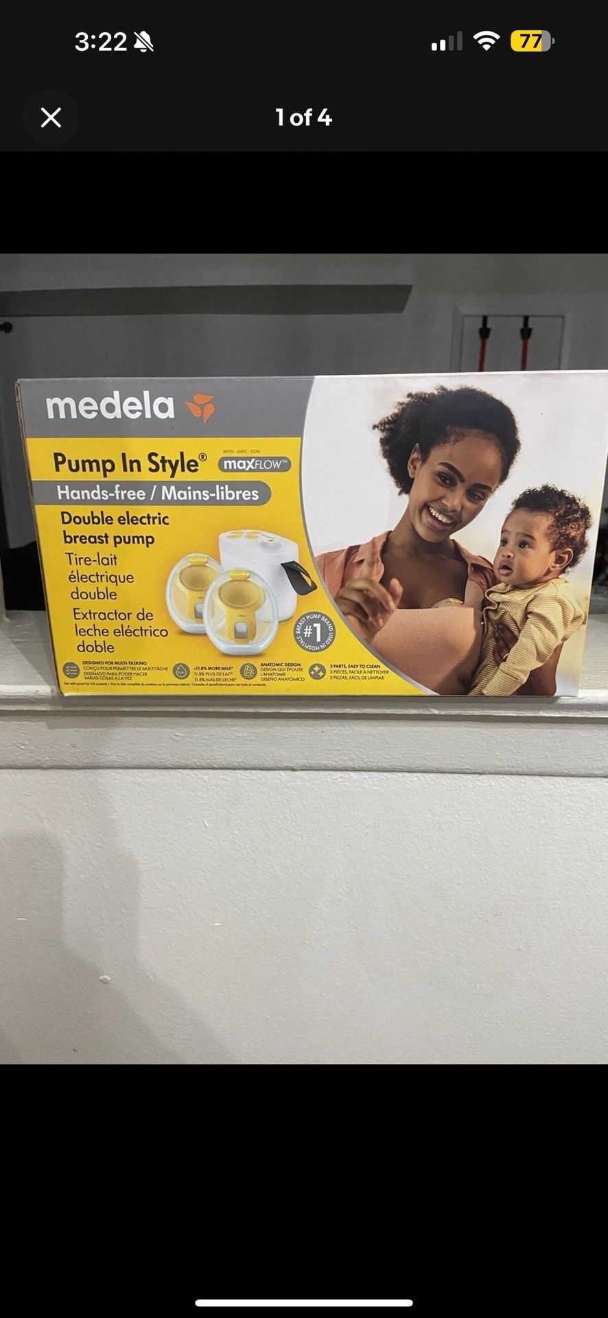 Hands-Free Double Pump – Open Box, Never Used
