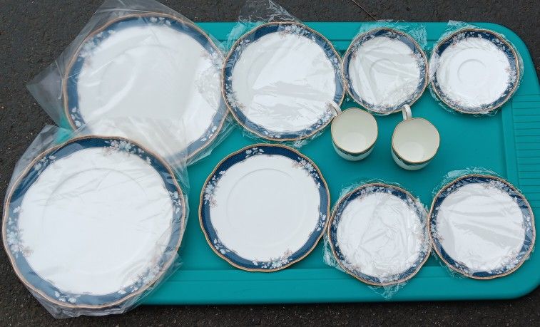 10pc Noritake Sandhurst Set Bone China 9742