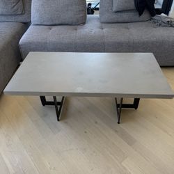  🔥 Modern Industrial Coffee Table – Concrete | Designer Style