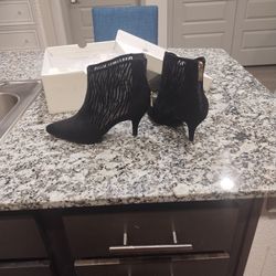 Black Ancle Boots  Worn Once!