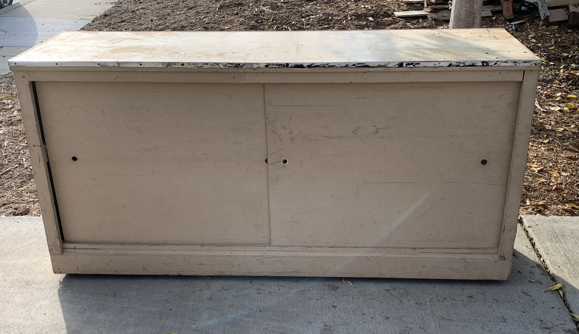 Tool Storage Cabinet And Work Table