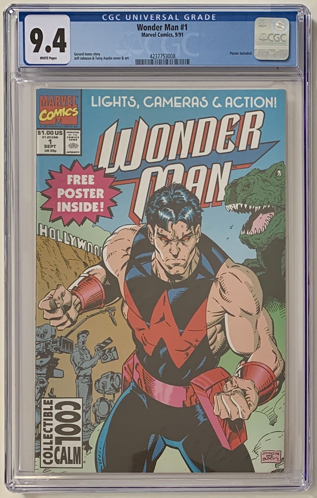 Wonder Man #1 CGC 9.4 - 1st Ongoing Solo Series - Marvel Comics