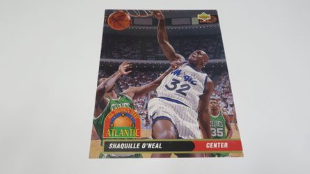 Shaquille O’Neal 1992 Upper Deck Jumbo 8.5x11 Card (# AD1) - Good Condition.
