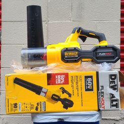 Dewalt 60V MAX  125 MPH  600 CFM Brushless Leaf Blower Battery And Charger Not Included 