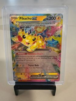 Pikachu ex Tera Pokémon Card 057/217