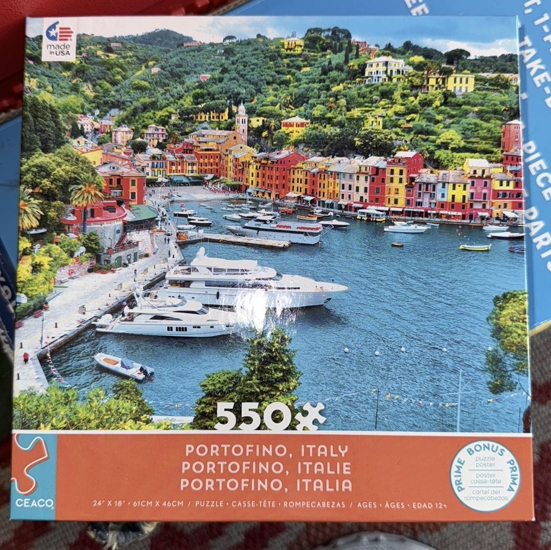 Ceaco Portofino Italy 550 pc Jigsaw PuzzleNew sealed bag