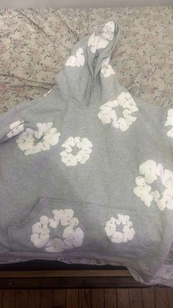 Gray Denim Tears Hoodie Size S