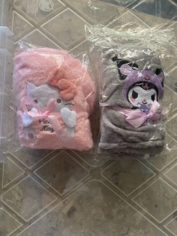 Kuromi,Hellokitty Baby Blankets 