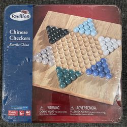 New Pavilion Chinese Checkers Wooden Board Game