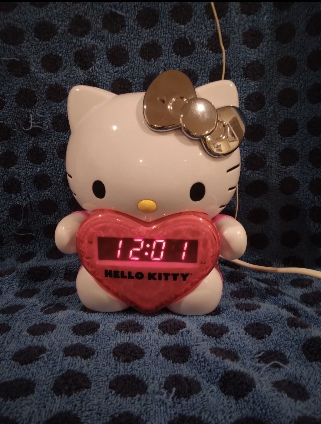 Hello Kitty Projector Alarm Clock Radio