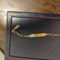 10 K ID Bracelet "Isaiah"