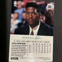 Kendall Gill Basketball Card 