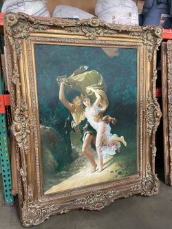 Large " The Storm, 1880 " by Pierre-Auguste Cot print