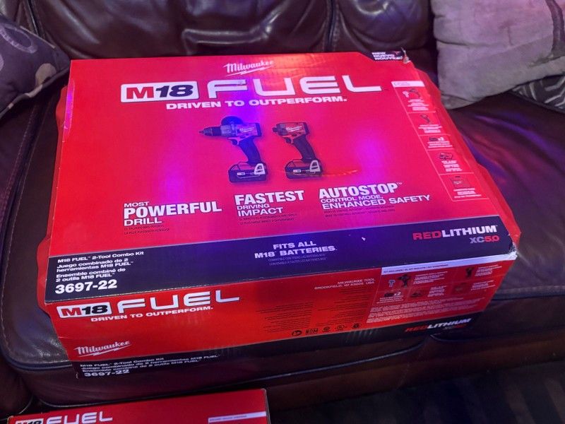 Fuel Milwaukee Drill N Impact New With Batteries