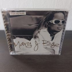 1997 Mary J Blige Share My World Cd. Preowned but great condition all around. The cd is in like new condition.  The case is in great condition but it 