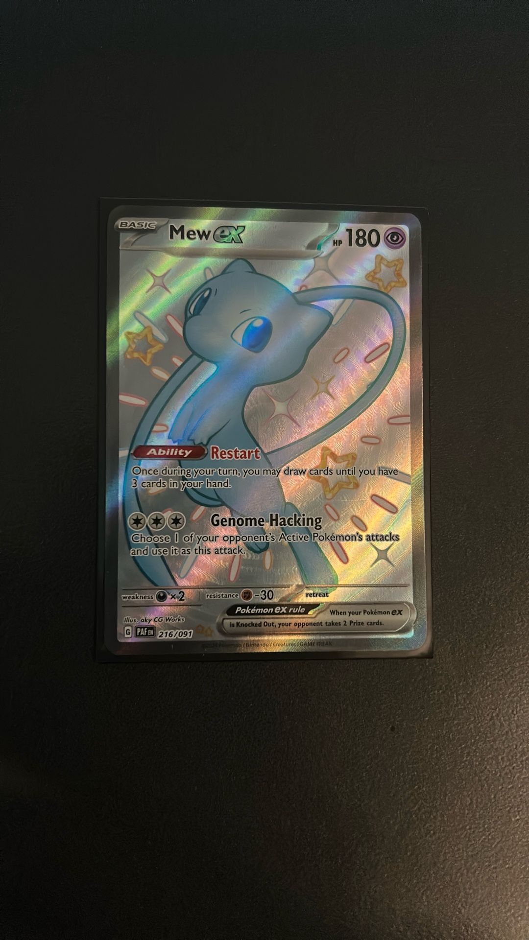 Mew EX - 216/091 - SV: Paldean Fates