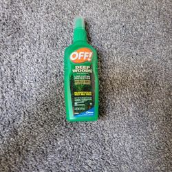 Used Off Mosquito Spray 