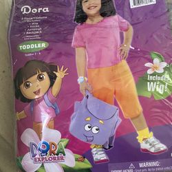 Dora the Explorer Toddler Costume 3-4 