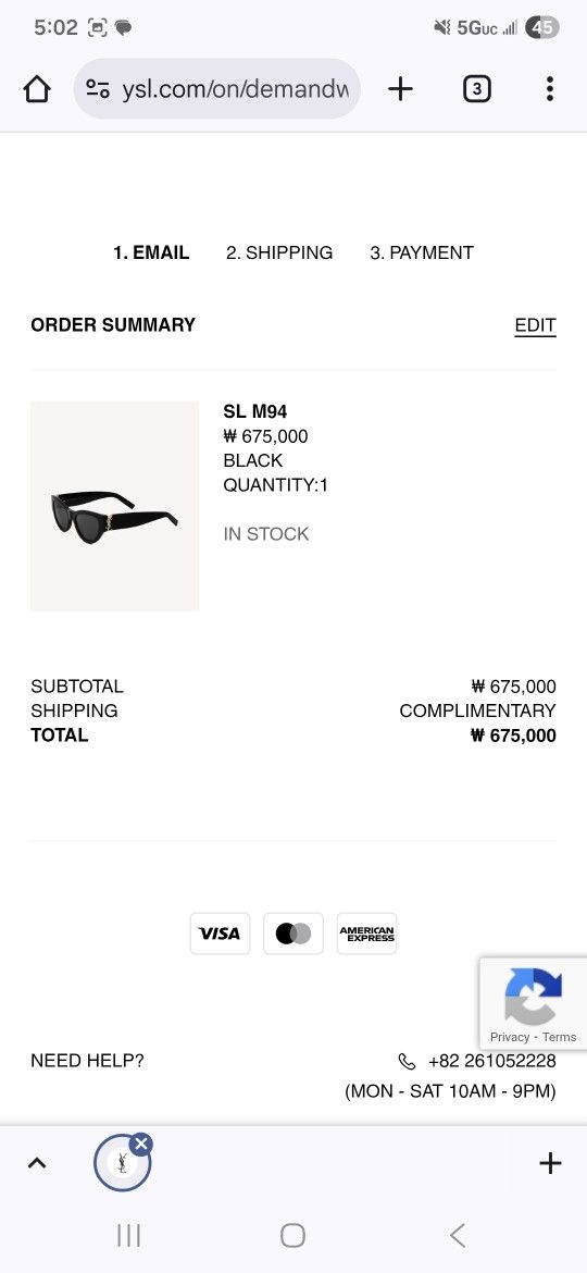 Saint Laurent SL M94 Sunglasses (Women)