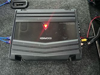 Please read all  Kenwood 2ch amplifier excellent for two 6x9” or a subwoofer