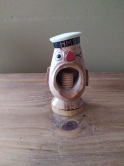 Vintage Popeye Face nutcracker