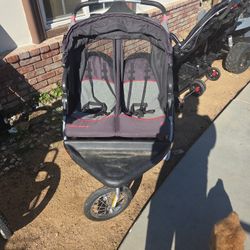 Double Stroller With Buckles