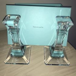Crystal Tiffany Candle Holders