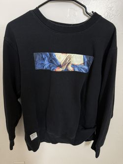 Black Embroidered Art Sweatshirt – XXL