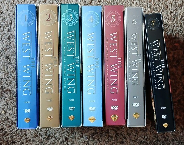 West Wing Dvd Boxed Set Seasons 1 -7 In Excellent Previously Viewed Condition