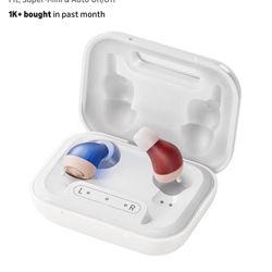 Pro Rechargeable Hearing Aids for Seniors with Hearing Loss, Smart Noise Reduction Chip for Crystal-Clear Sound, Ultra-Comfort Fit, Super-Mini & Auto 