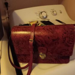 PATRICIA NASH "ETCHED ROSES" PURSE