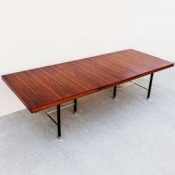 1950s Mid Century Modern Rosewood Dining Table by Harvey Probber