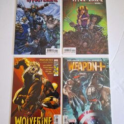 Lot of (4) Wolverine Comic Books Marvel