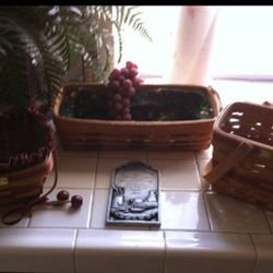 Longaberger Baskets (set Of 3)Collectors