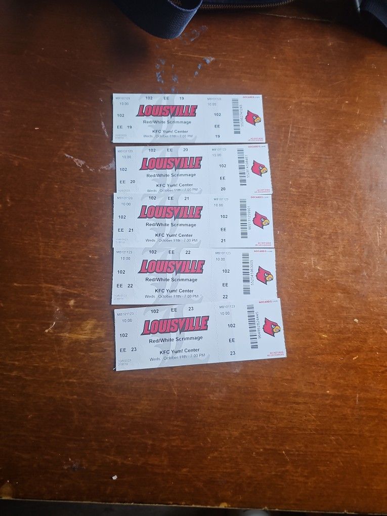 U Of L Basketball Tickets Red & White Scrimmage