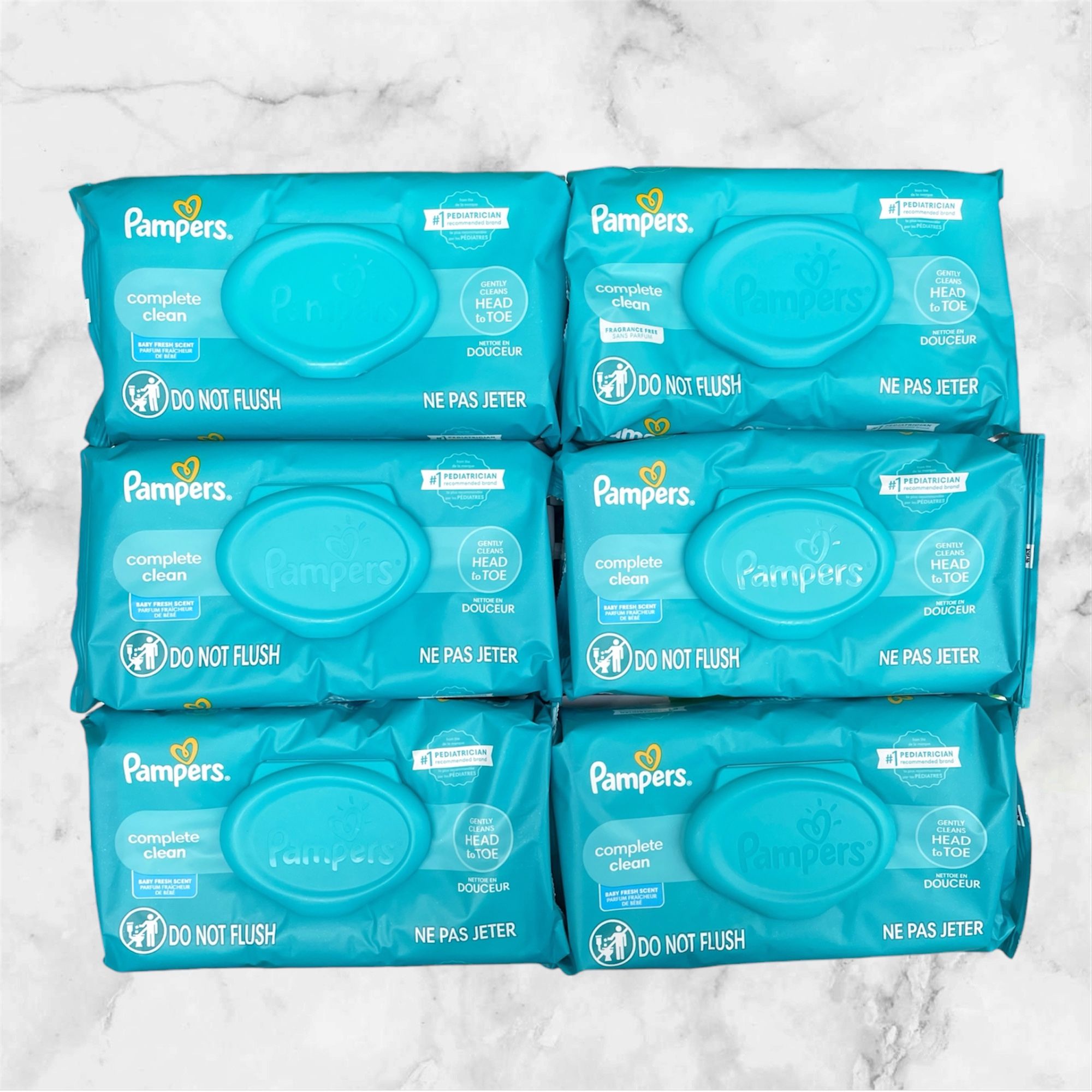 Pampers Complete Clean Baby Wipes 72ct