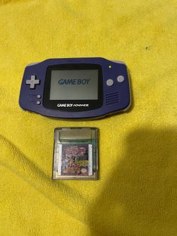Indigo Nintendo Gameboy advance with Scooby doo game