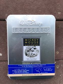 Mickey Mouse in black and white