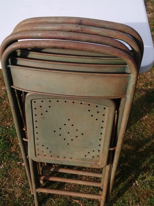 Antique Metal Chairs