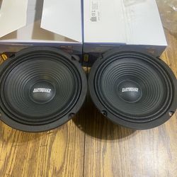 New Pair 8” Earthquake Midrange Speakers  