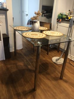 Glass Dinner Table