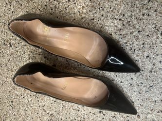 Christian Louboutin Black Patent Leather Pumps