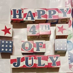 Holiday Set Of Blocks