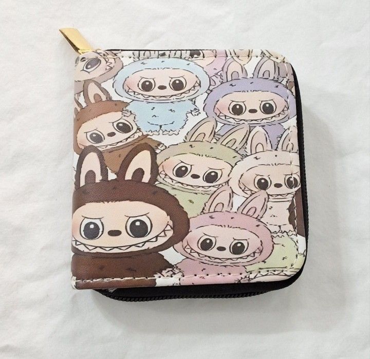 NEW Labubu Small Zip Around Wallet Coin Purse