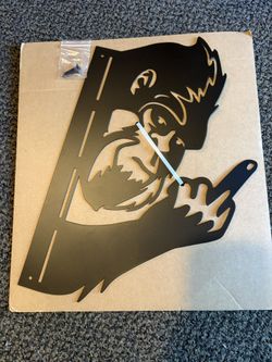 Metal F U Bigfoot Sign 