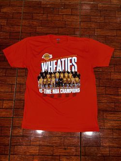 Wheaties Breakfast of champions 2009 Lakers championship shirt, excellent condition,