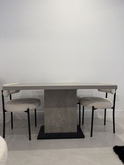 Teller Metal Base Dining Table