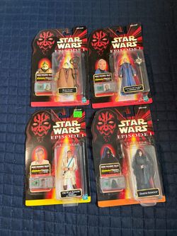 Star Wars Episode I Action Figures Lot of 4