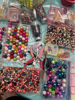 Huge beads and charms lot